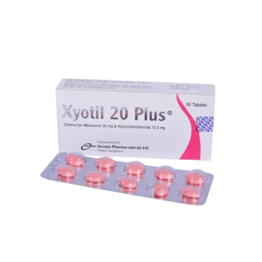 XYOTIL PLUS TABLET 20 MG+12.5 MG