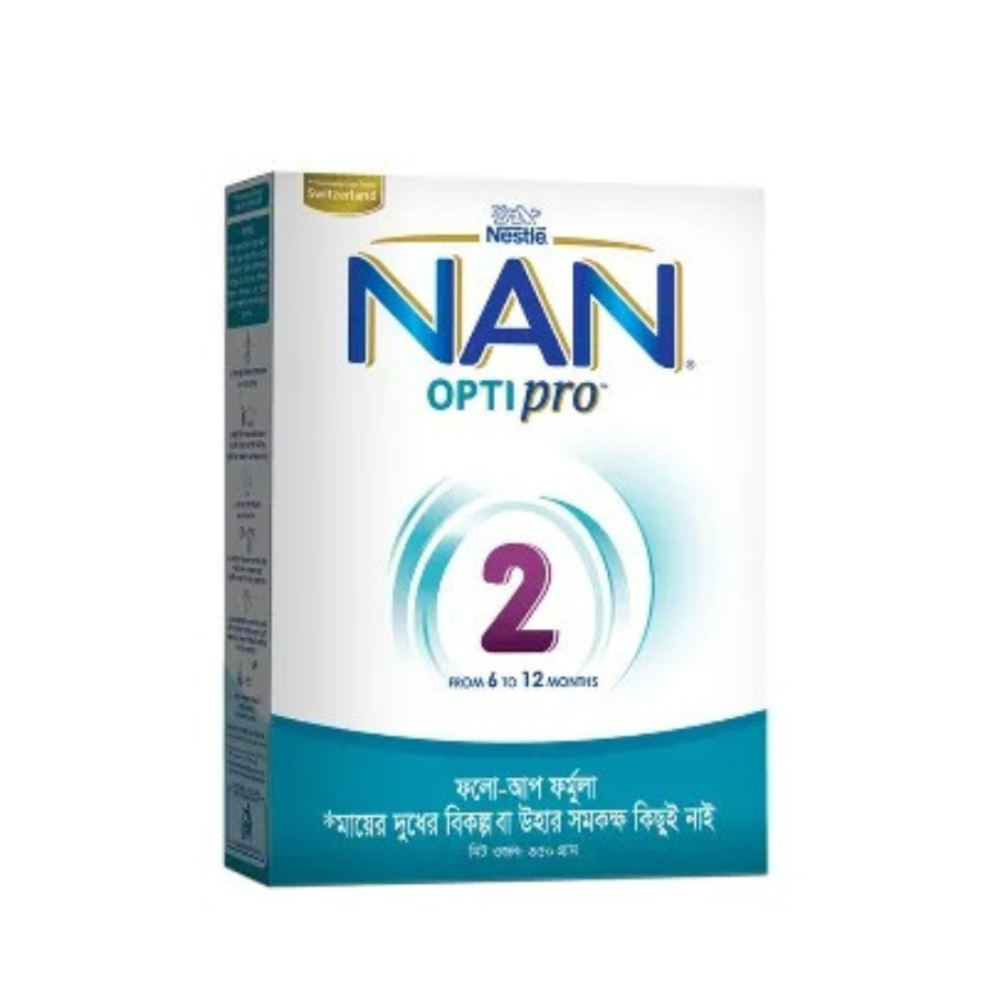 Nestle Nan Optipro 2 Formula Milk Powder (6 to 12month) 350gm