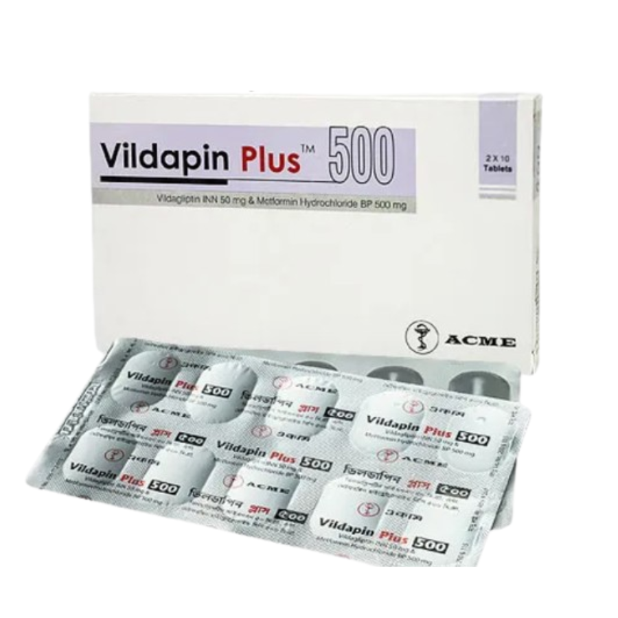 VILDAPIN PLUS TABLET 50 MG+500 MG