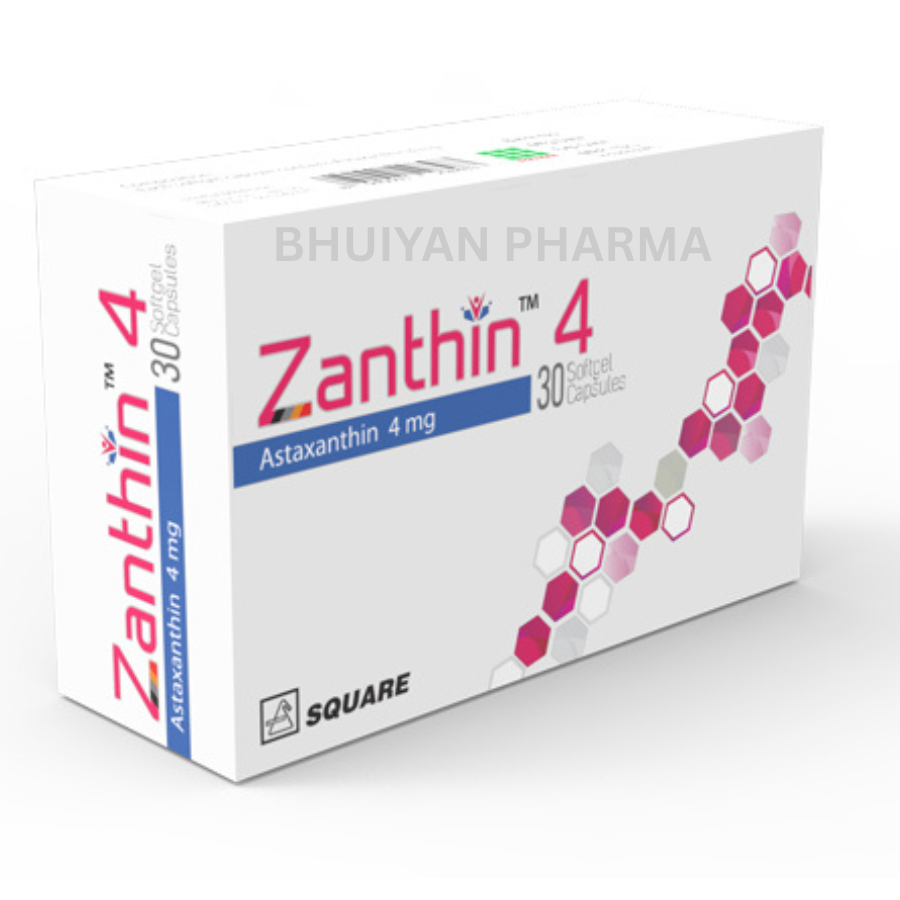 ZANTHIN CAPSULE (LIQUID FILLED) 4 MG
