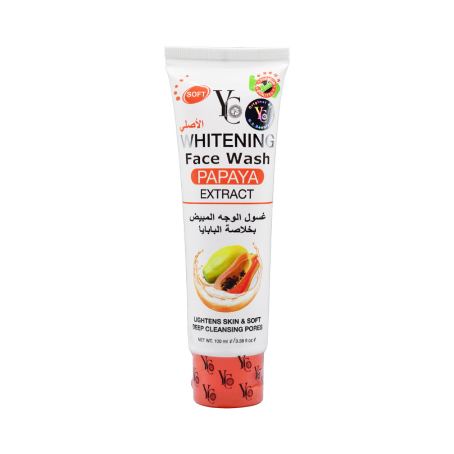 YC Papaya Extract Whitening Face Wash100ml