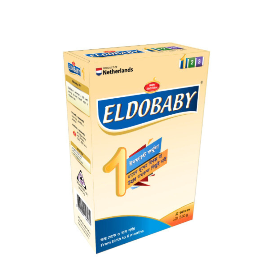 Eldobaby 1 Infant Formula with Iron (0-6 Months) BIB - 350gm