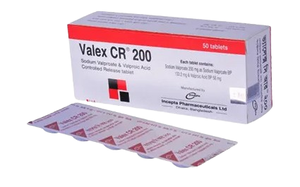 VALEX CR TABLET (CONTROLLED RELEASE) 200 MG