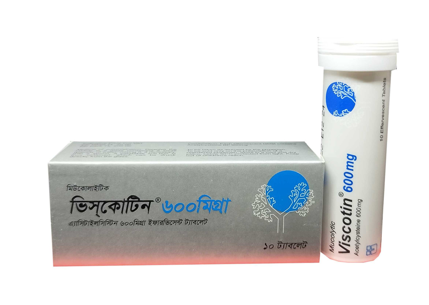 VISCOTIN EFFERVESCENT TABLET 600 MG