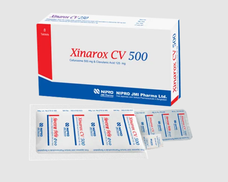 XINAROX CV TABLET 500 MG+125 MG