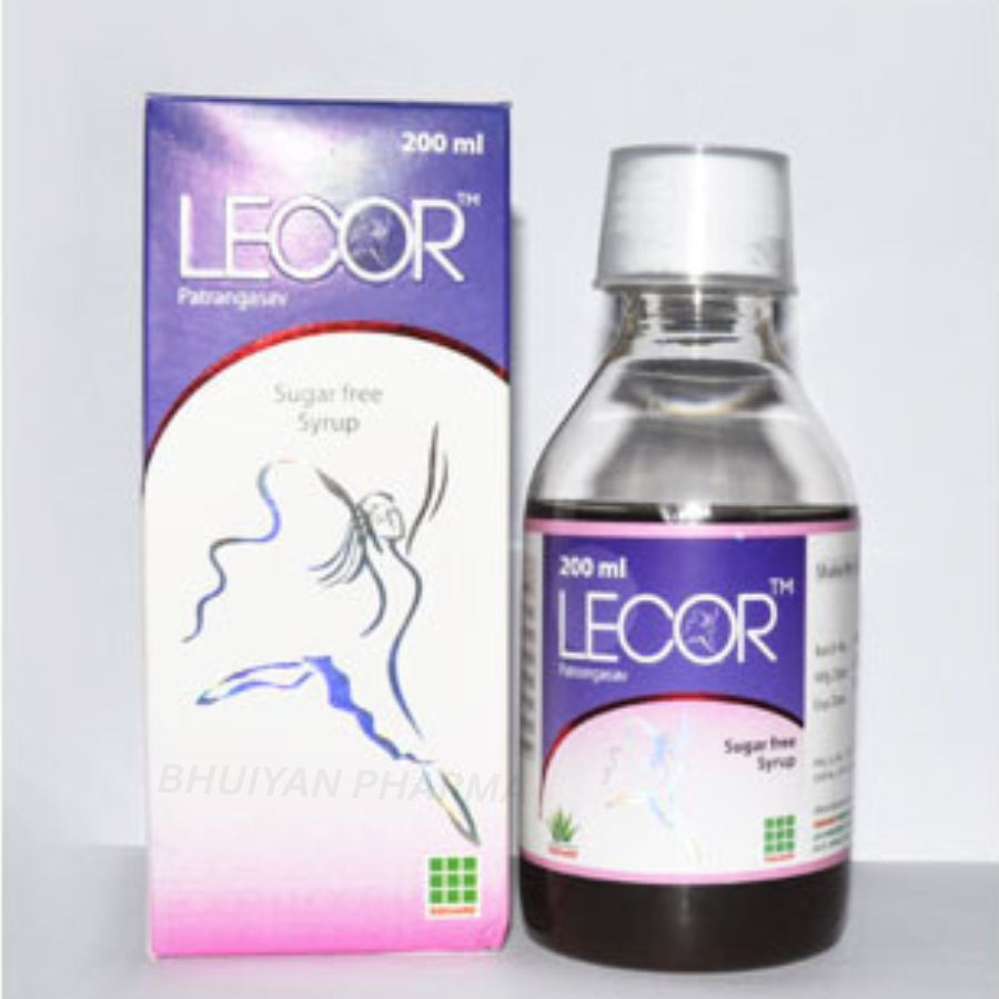 LECOR SYRUP 200 ML BOTTLE