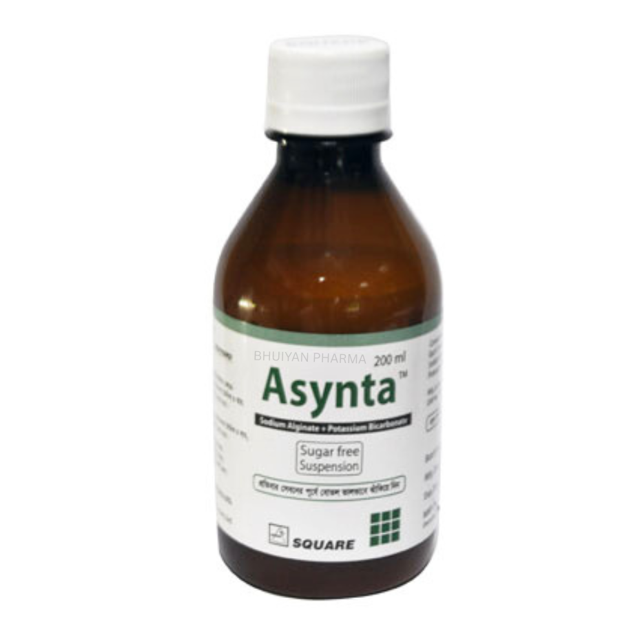 ASYNTA ORAL SUSPENSION (500 MG+100 MG)/5 ML 200 ML BOTTLE