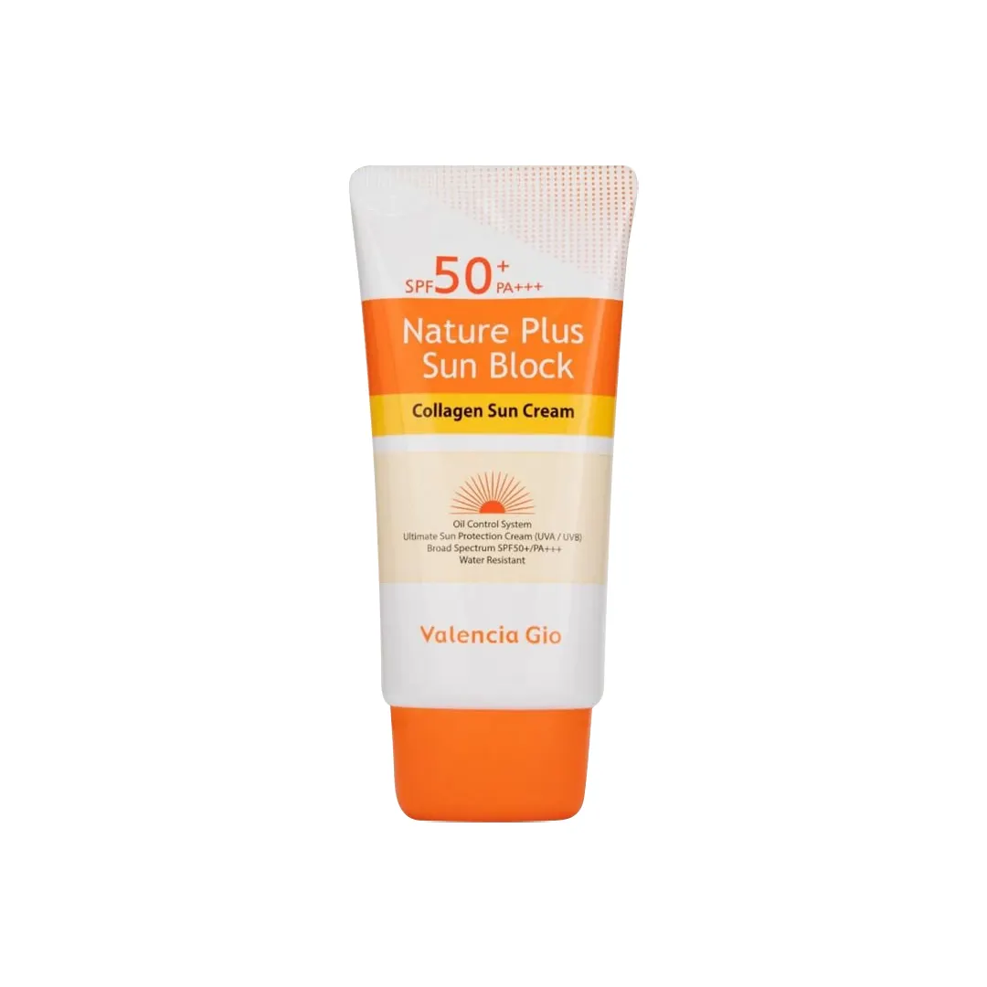 Valencia Gio Nature Plus Sun Block Collagen Water Resistant Sun Cream SPF 50+ PA+++