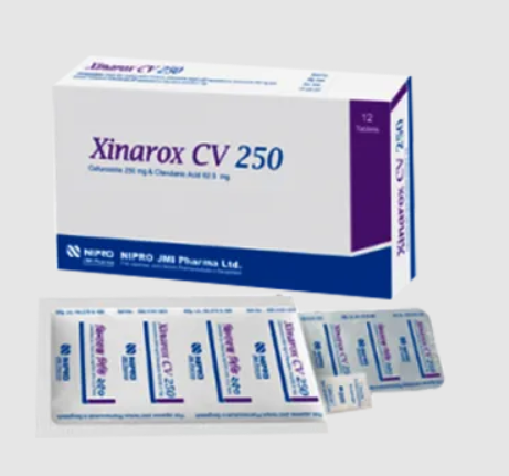 XINAROX CV TABLET 250 MG+62.5 MG