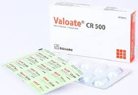 VALOATE CR TABLET (CONTROLLED RELEASE) 500 MG