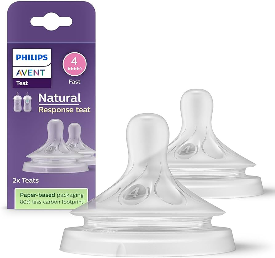 Philips Avent Natural Response Teat, 3m+ 2Pcs Set Model - SCY 964/02