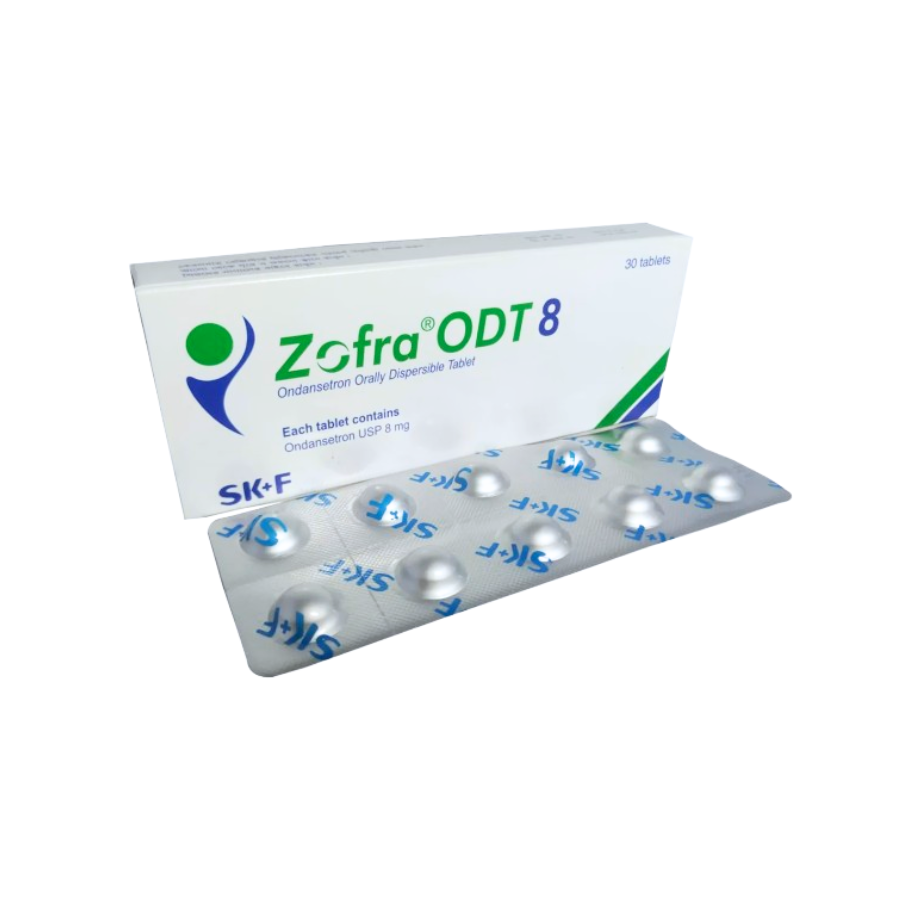 ZOFRA ODT ORALLY DISPERSIBLE TABLET 8 MG