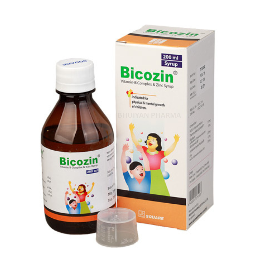 BICOZIN SYRUP 200 ML BOTTLE