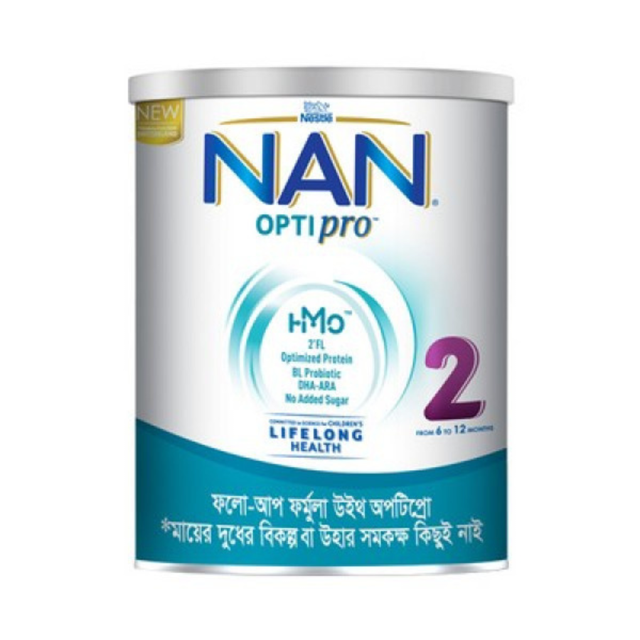 Nestlé Nan Optipro 2 Formula Milk Powder Tin 400 gm