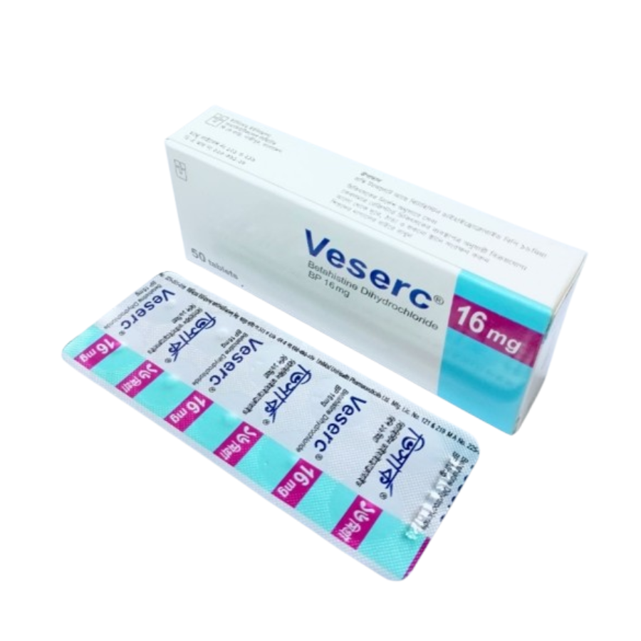 VESERC TABLET 16 MG