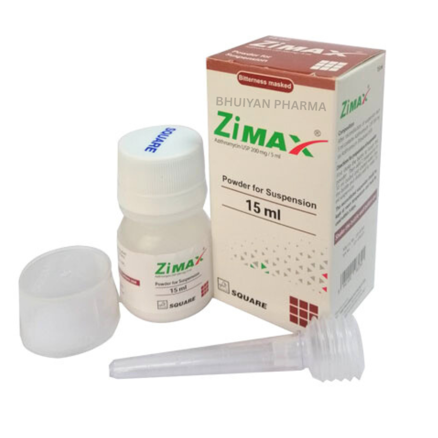 ZIMAX POWDER FOR SUSPENSION 200 MG/5 ML 15 ML BOTTLE