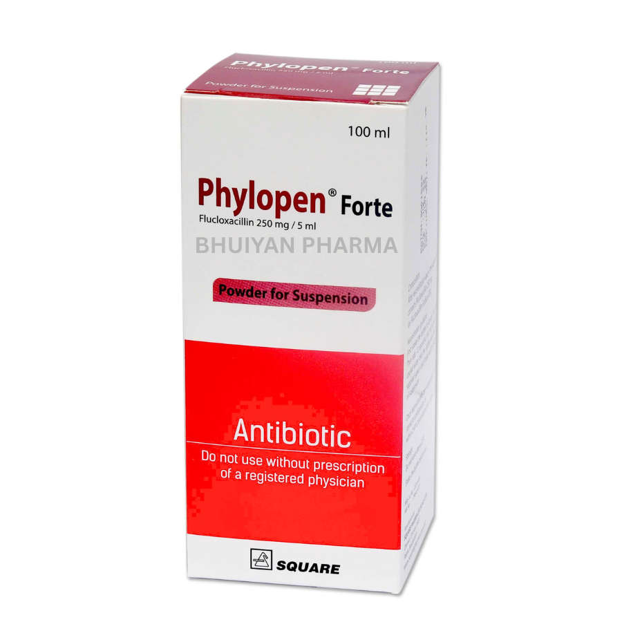 PHYLOPEN FORTE POWDER FOR SUSPENSION 250 MG/5 ML 100 ML BOTTLE