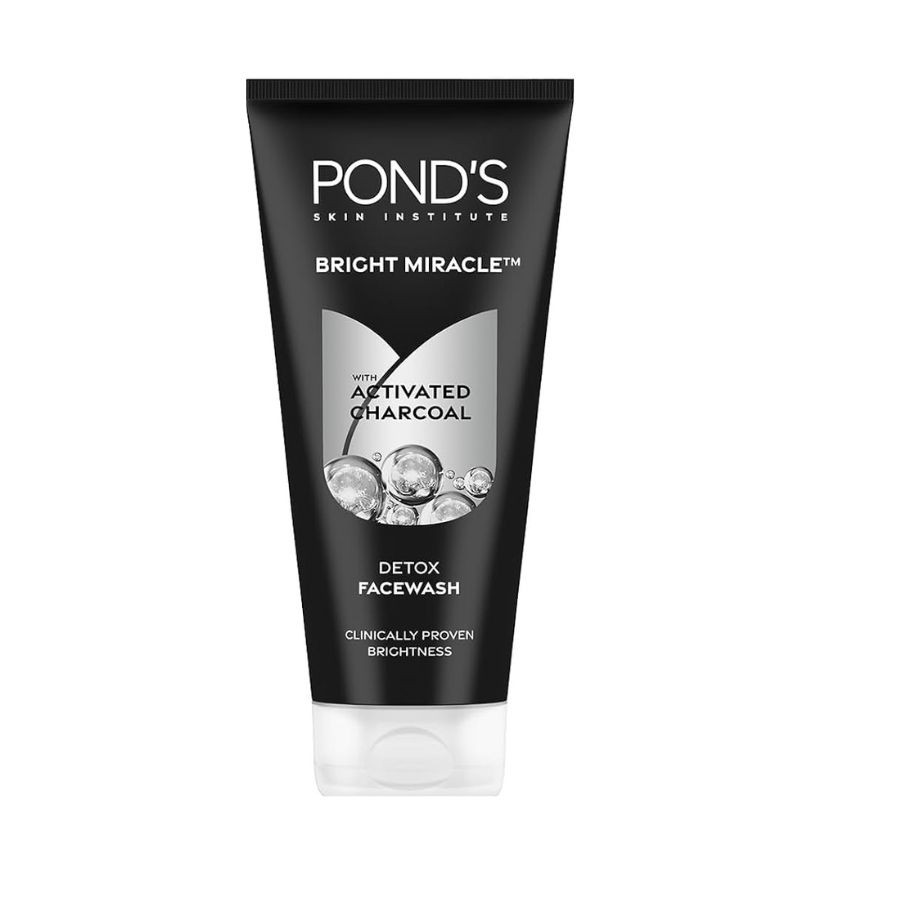 Pond's Bright Miracle With Activated Charcoal Detox Facewash 100gm