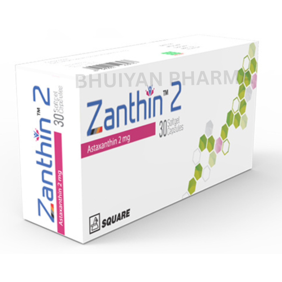 ZANTHIN CAPSULE (LIQUID FILLED) 2 MG