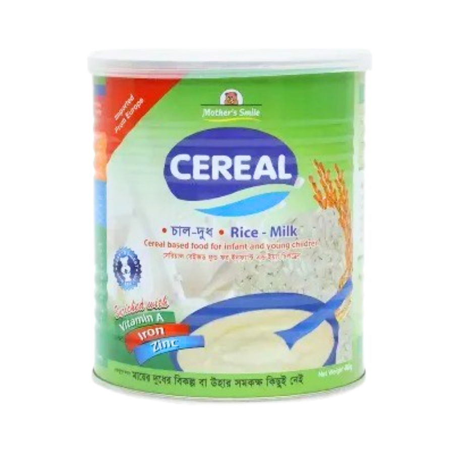 Mothers Smile Cereal Rice Milk Tin