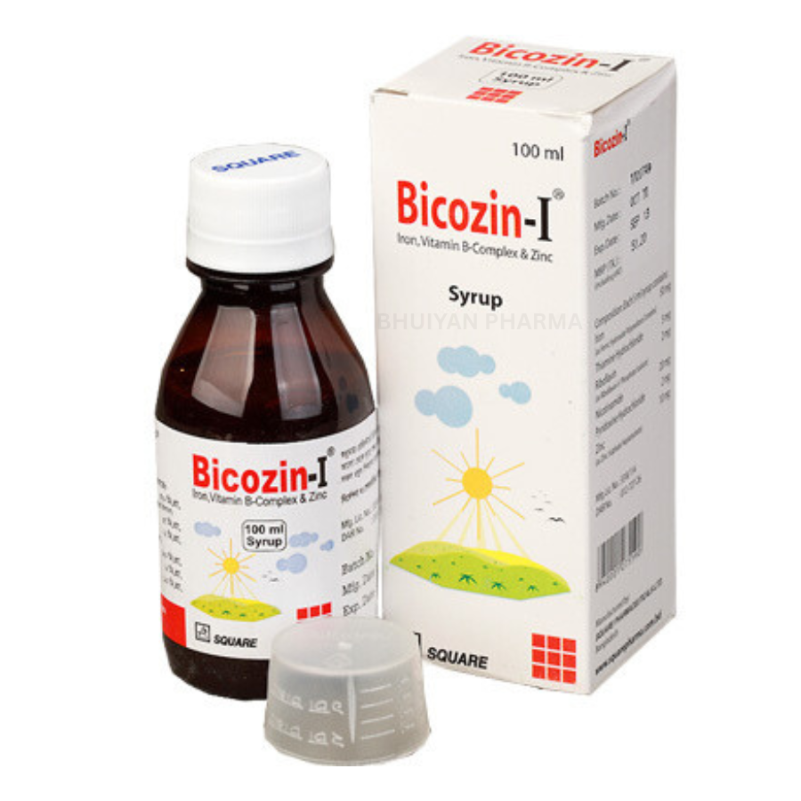 BICOZIN-I SYRUP 100 ML BOTTLE